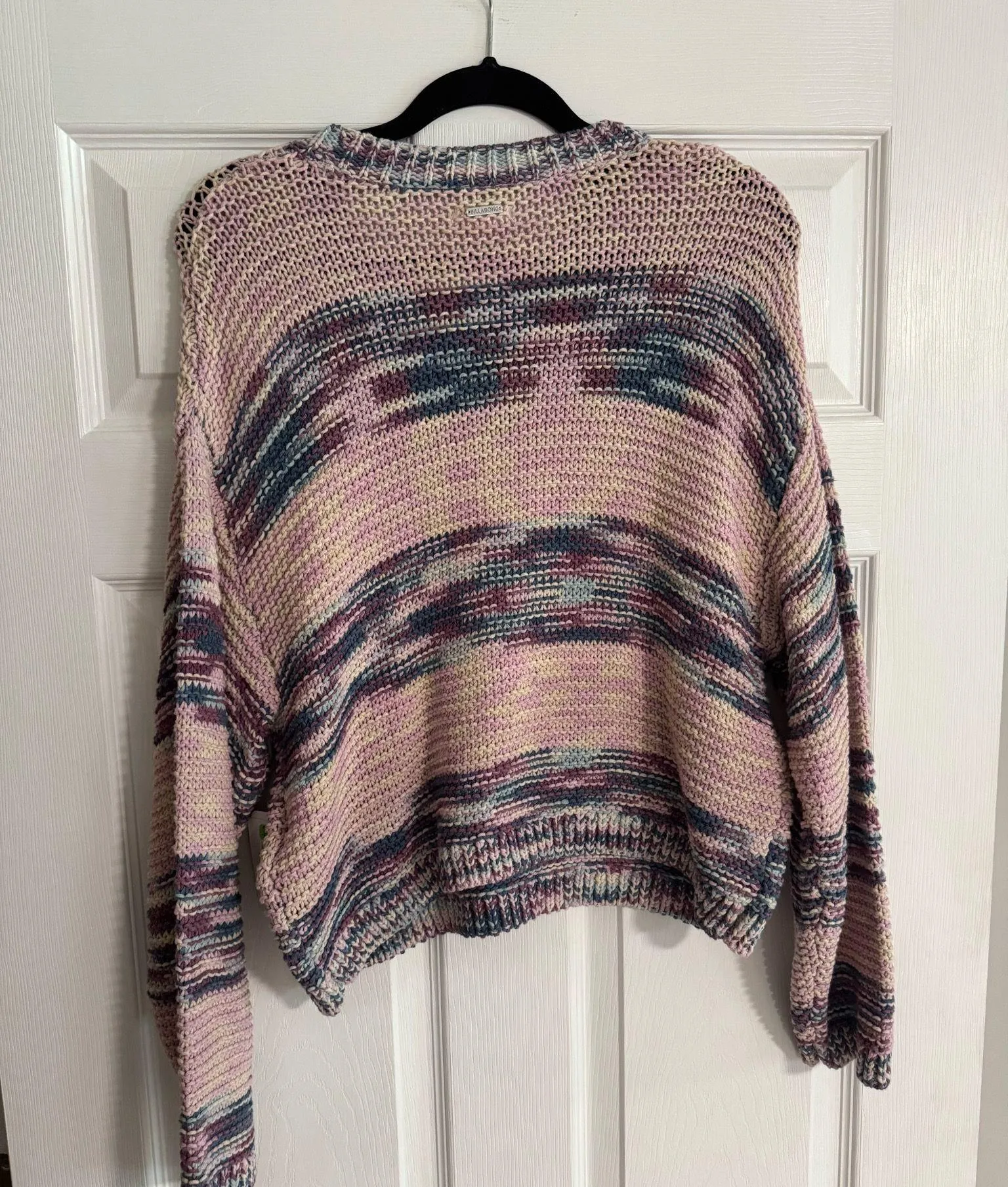 Billabong Fade Out Long Sleeve Space Dyed Stripe Sweater Size M - Image 5