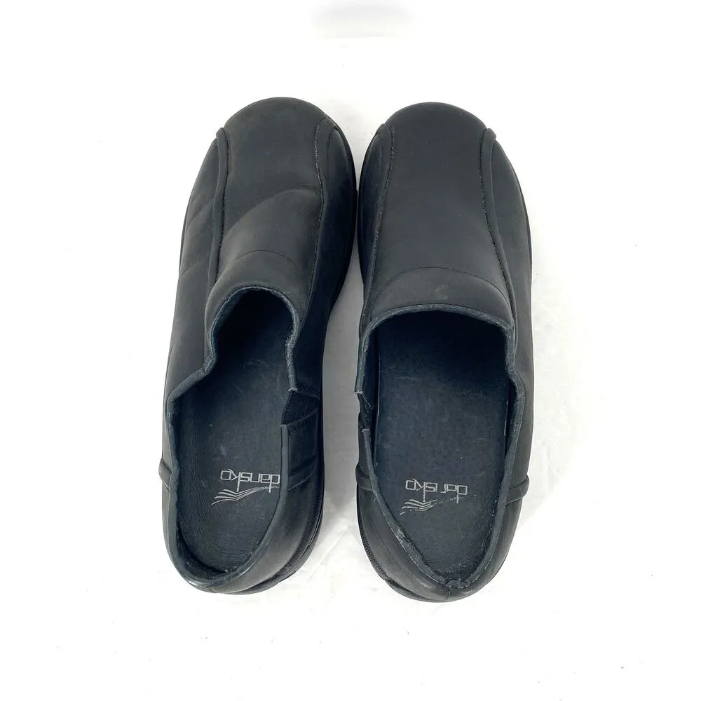 Dansko Calla Black Leather Clogs Women’s Size EU 40 US 9.5-10 - Image 3