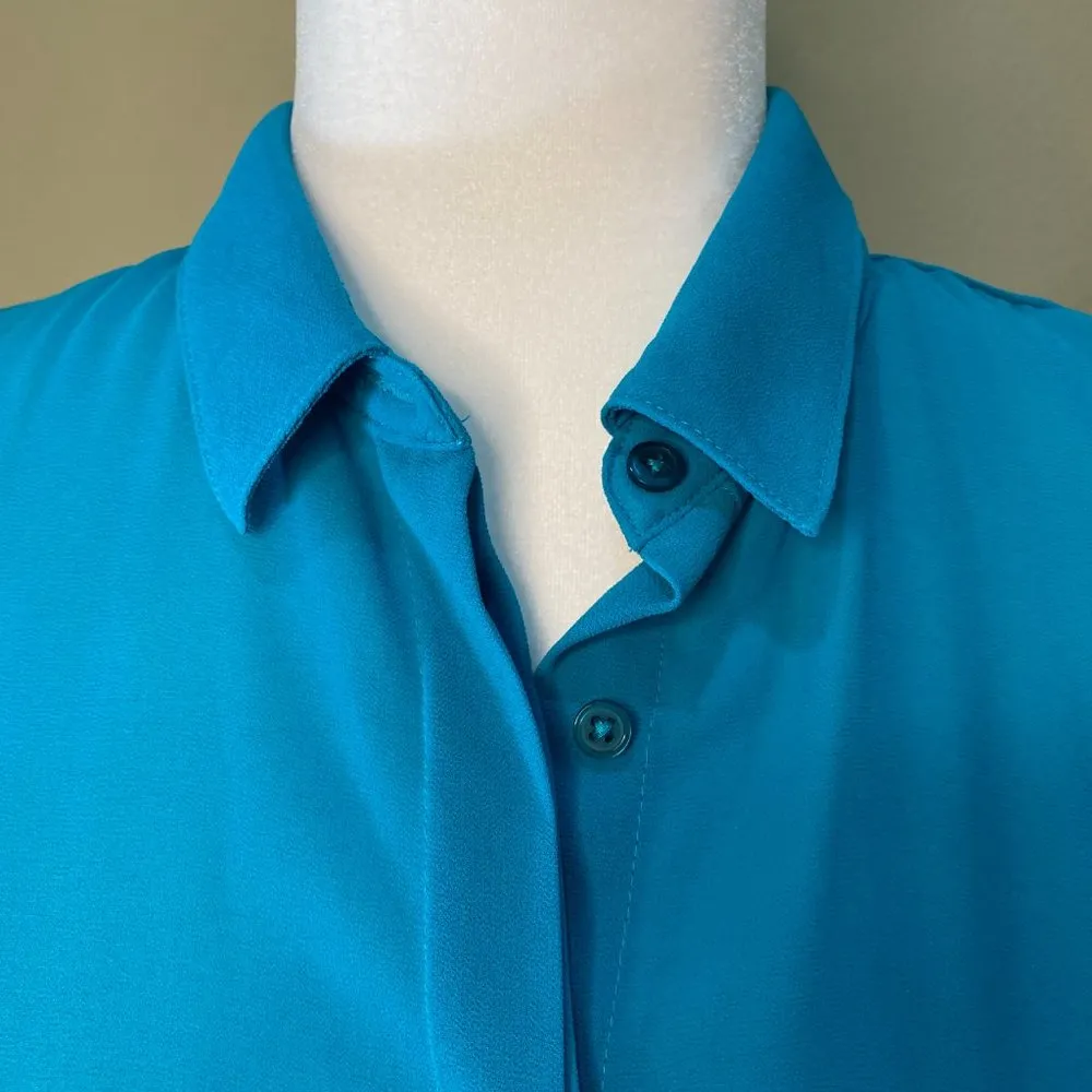 NORDSTROM Sparkle & Fade Pleated Tunic Top - M - Image 7