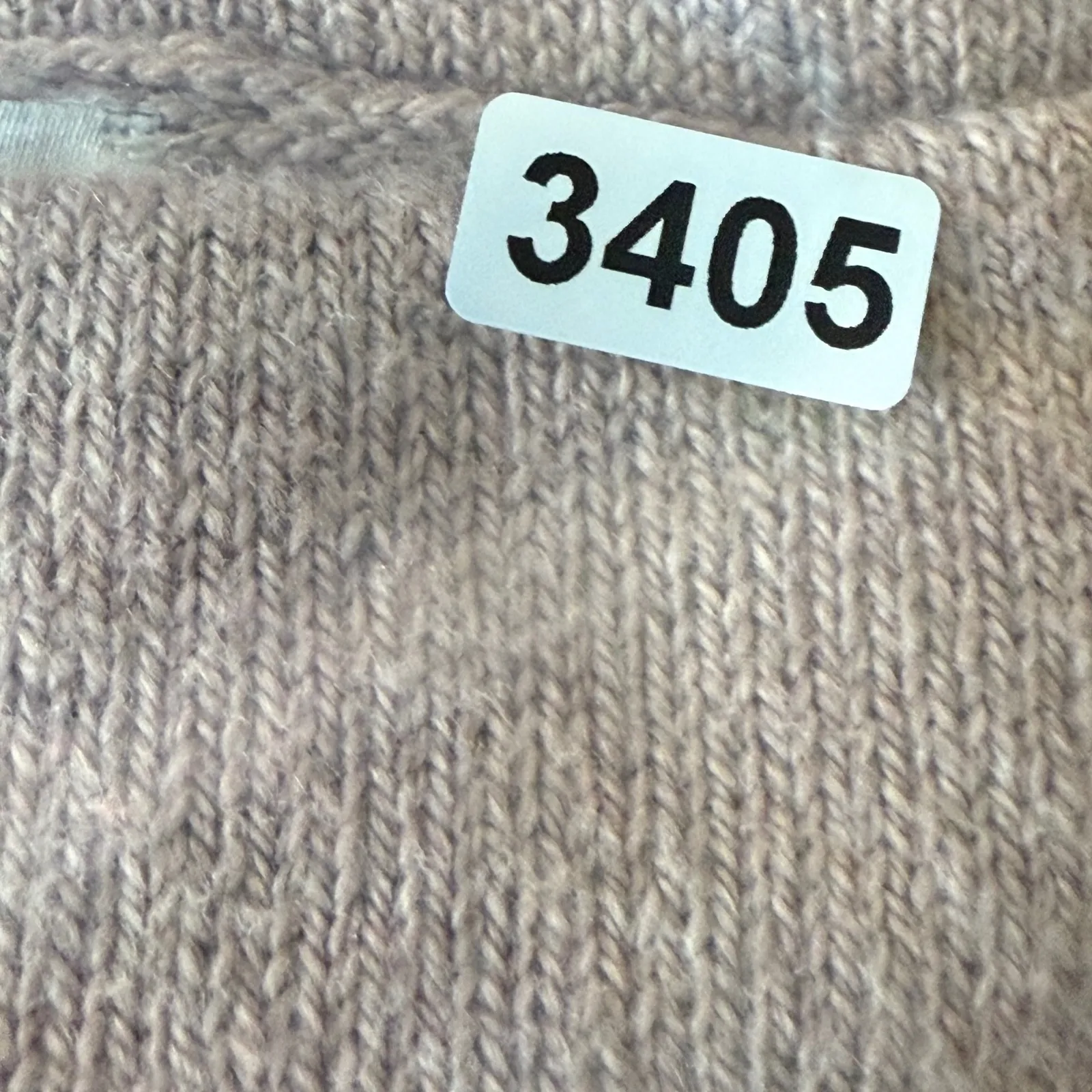 Soft Surroundings Knit Sweater Crochet Trim Collar Long Sleeve Mauve M - Image 9