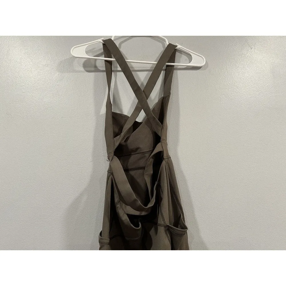 Free People Movement My High One Charcoal Brown One Piece Jumpsuit Small S NWOT - Image 5