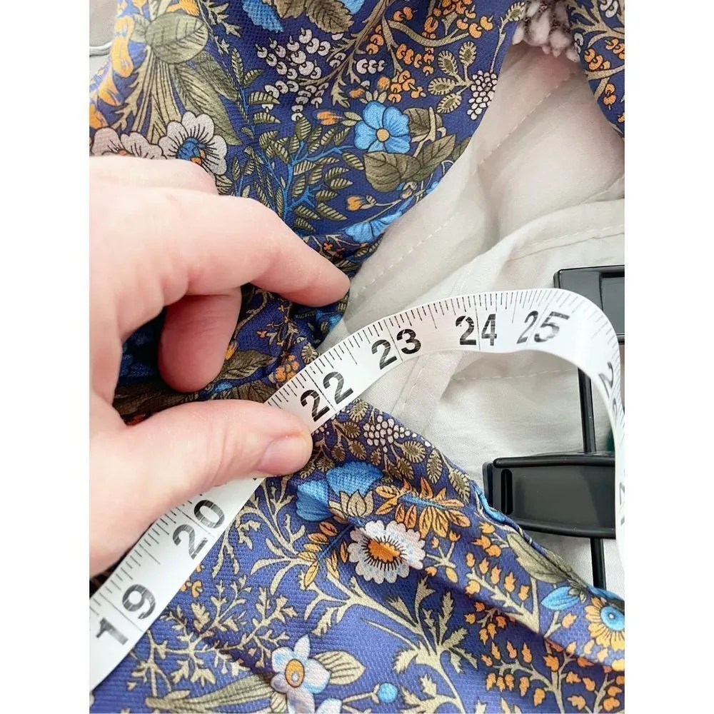 J. McLaughlin NWT Viola Silk Blouse Floral Size XL - Image 4