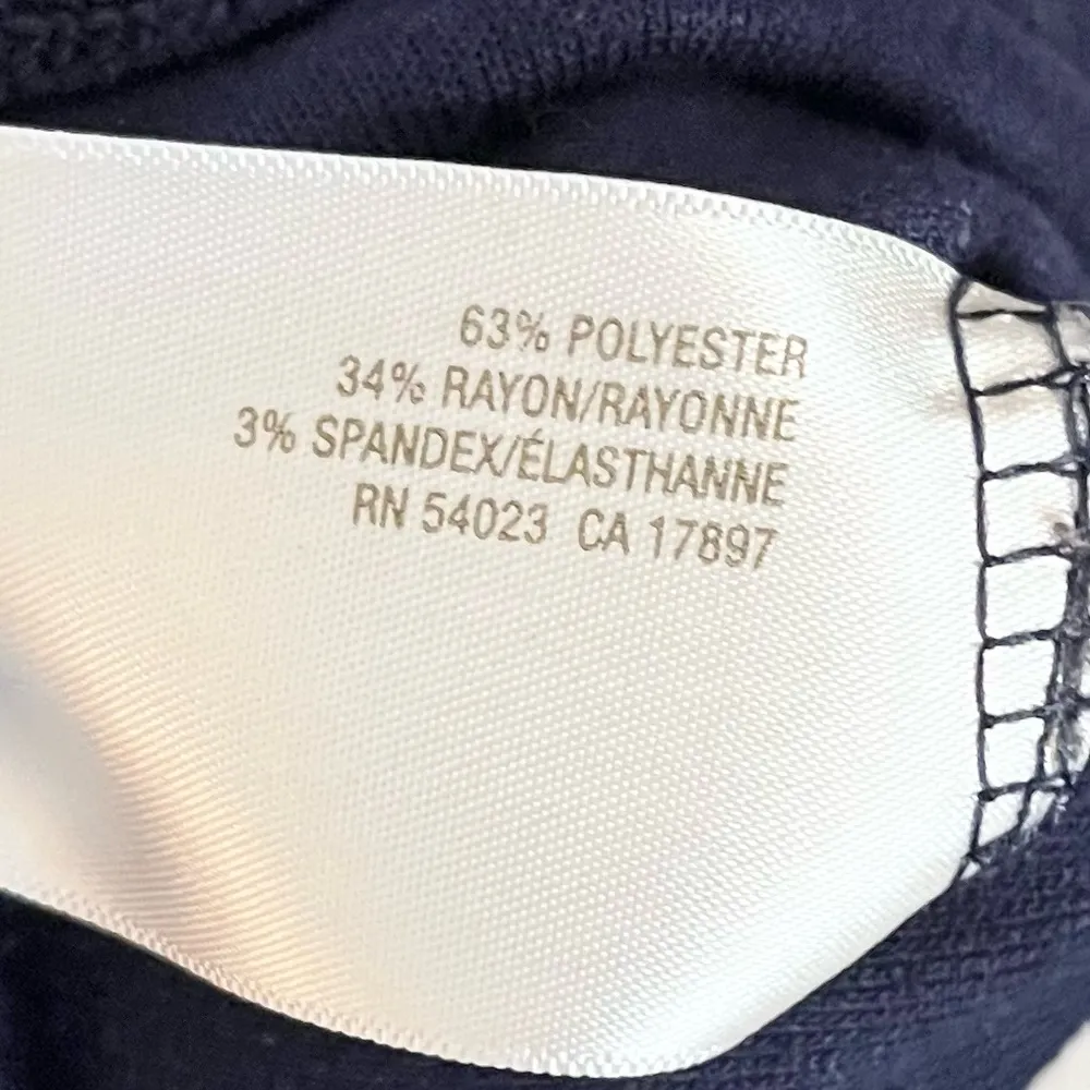 OLD NAVY Navy Blue Basic Crew Neck Long Sleeve Shirt Medium - Image 9