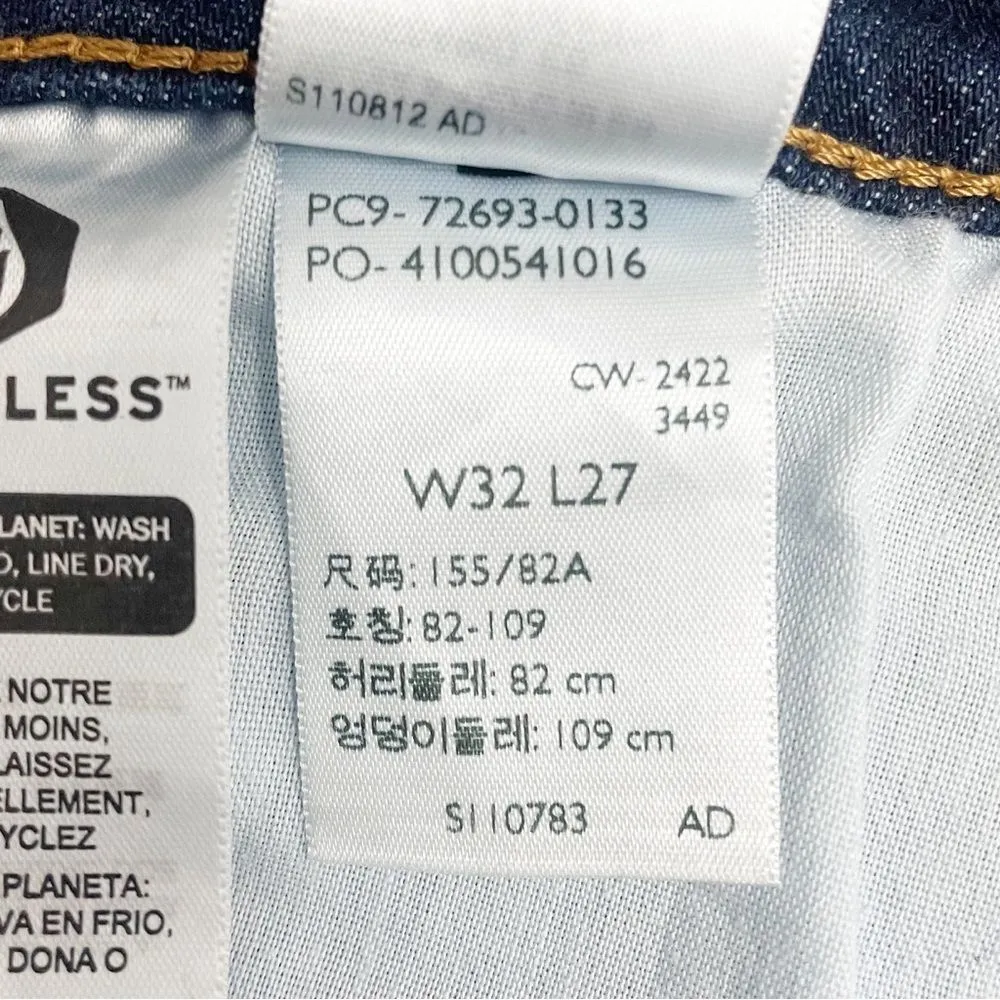 NWT Levi’s Ribcage Straight Jeans Size 32 | 14 Dark Indigo Distressed Ankle Jean - Image 13