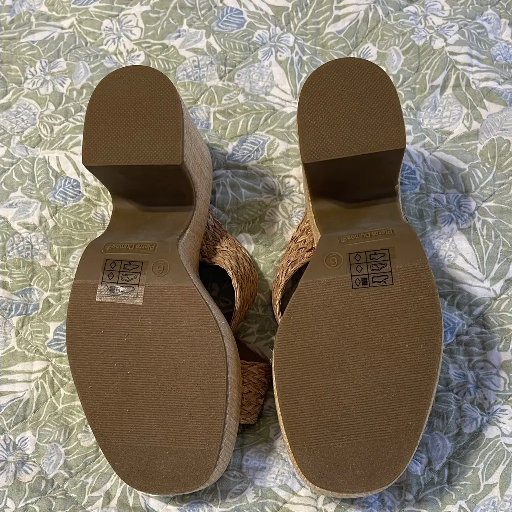 Pierre Dumas Women's Brown Woven Mules - Image 3