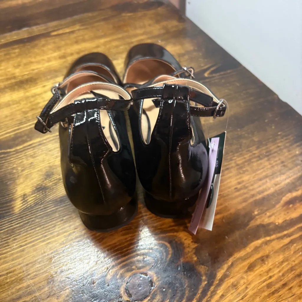 Wild Fable Black Multi Strap Flats Size 9.5 - Image 4