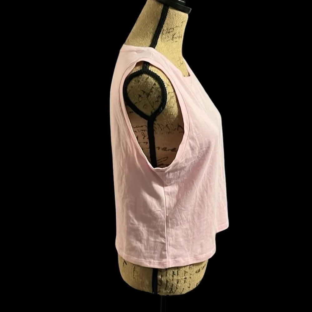 Old Navy light pink tank top - size large - Image 2