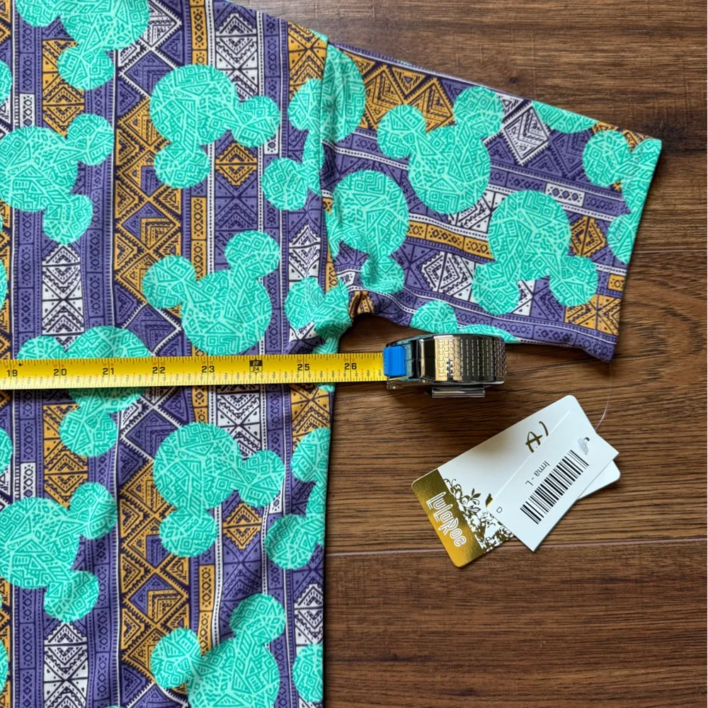 LuLaRoe & Disney Mickey Mouse Women’s Irma Short Sleeve Tunic Size Large NWT - Image 4