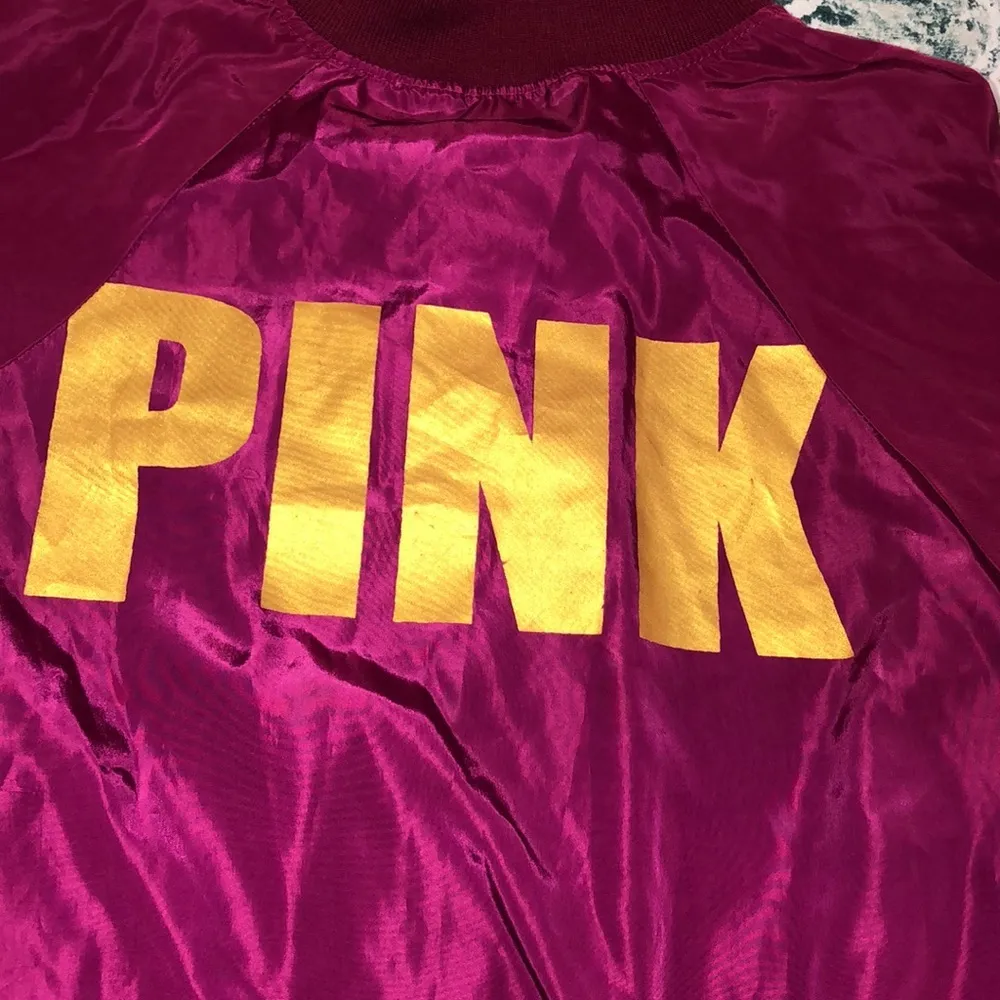 PINK Victoria’s Secret pink bomber varsity jacket - Image 7