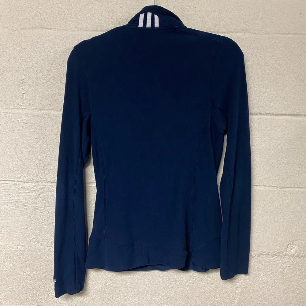 adidas Navy Blue Women's PITT Pullover Size Small - Image 2
