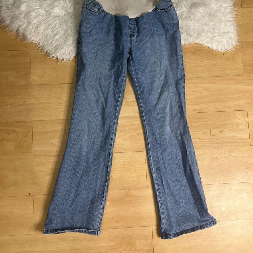 Motherhood Maternity classy blue jeans size M - Image 9