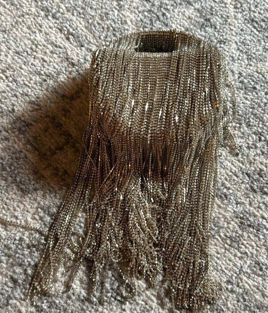 TALIA SMALL CRYSTAL LOGO BAG Silver - Image 4