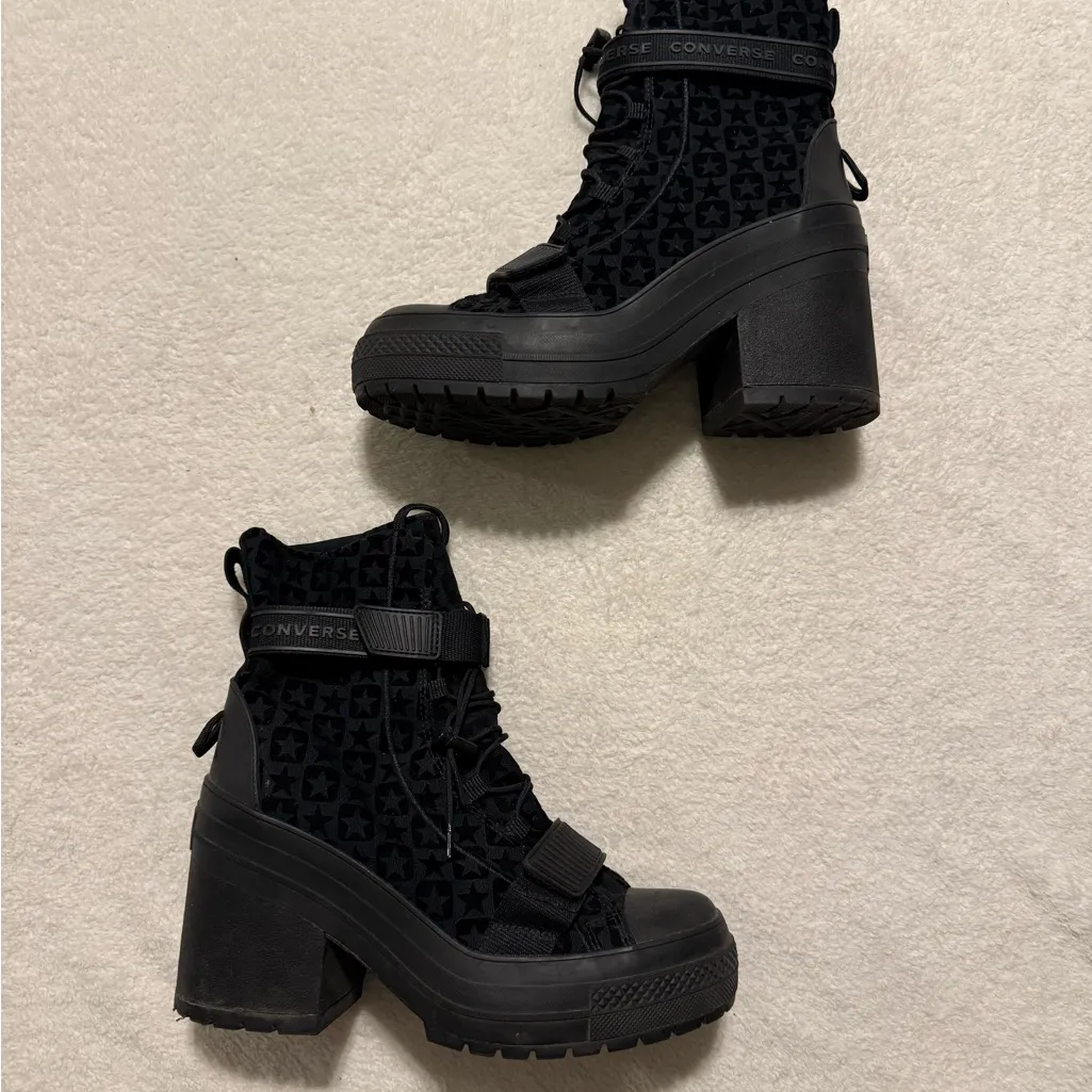 Converse Chuck Taylor All Star GR 82 XX-Hi Heel Boot Womens Size 9.5 Grunge - Image 2