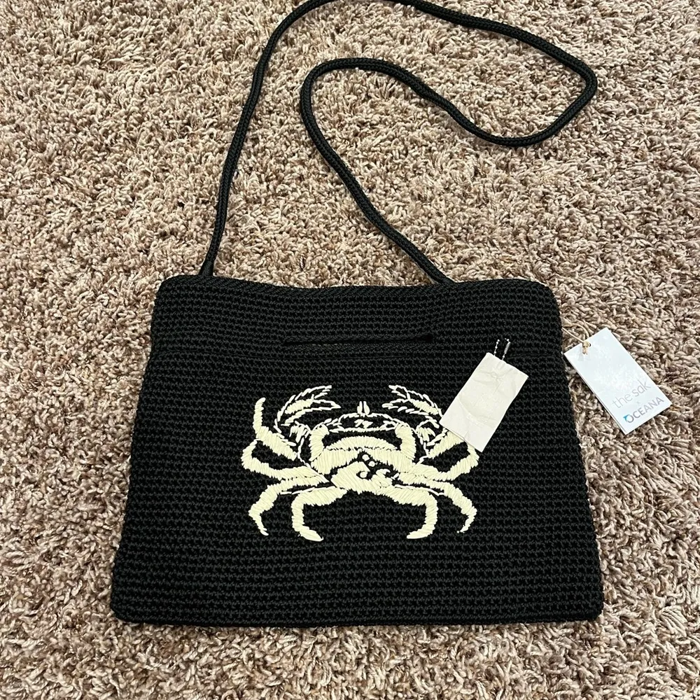 NWT  X Oceana Black Crab Linden Crossbody - Image 2