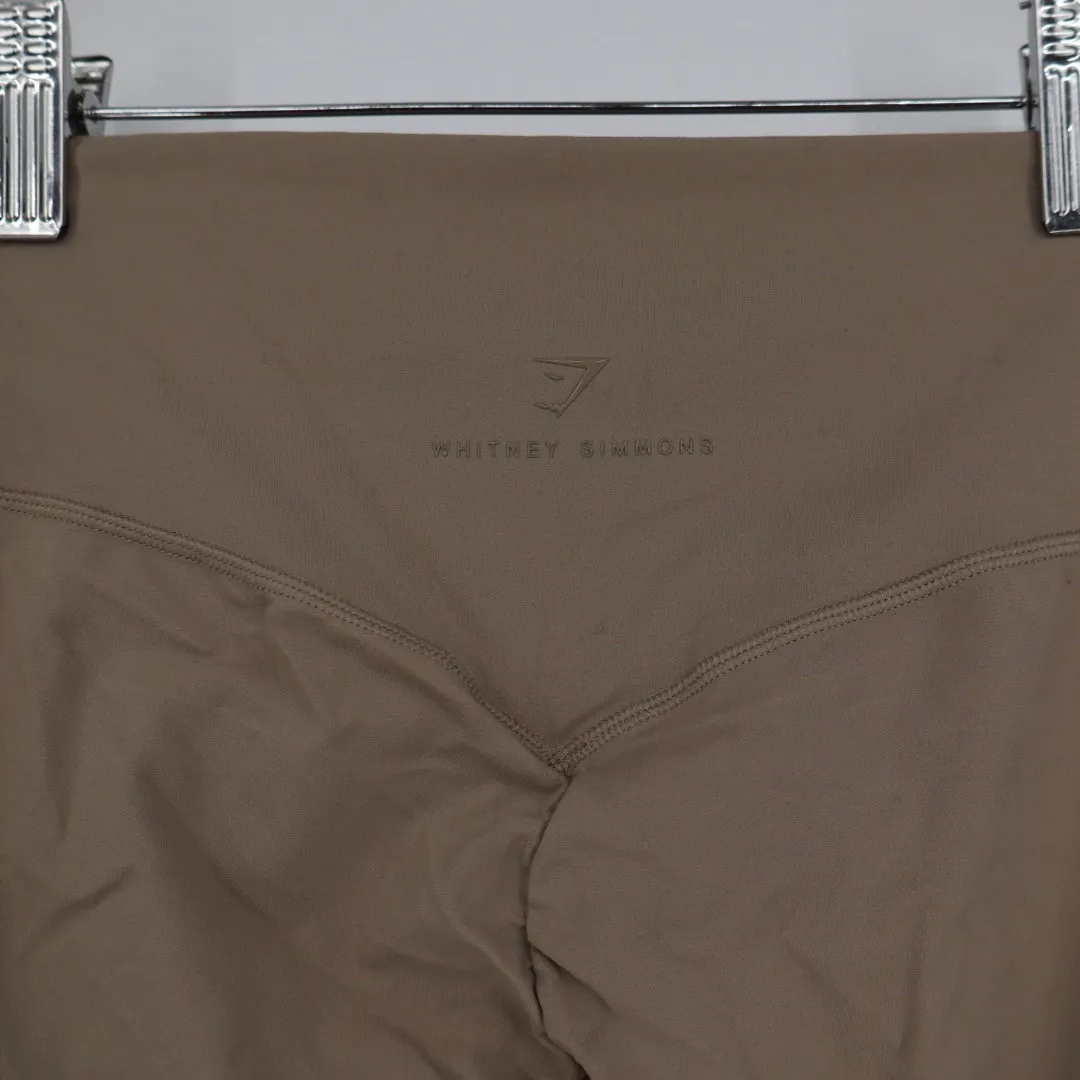 Gymshark Whitney Simmons Seamless High Waisted Leggings Taupe Size S - Image 3