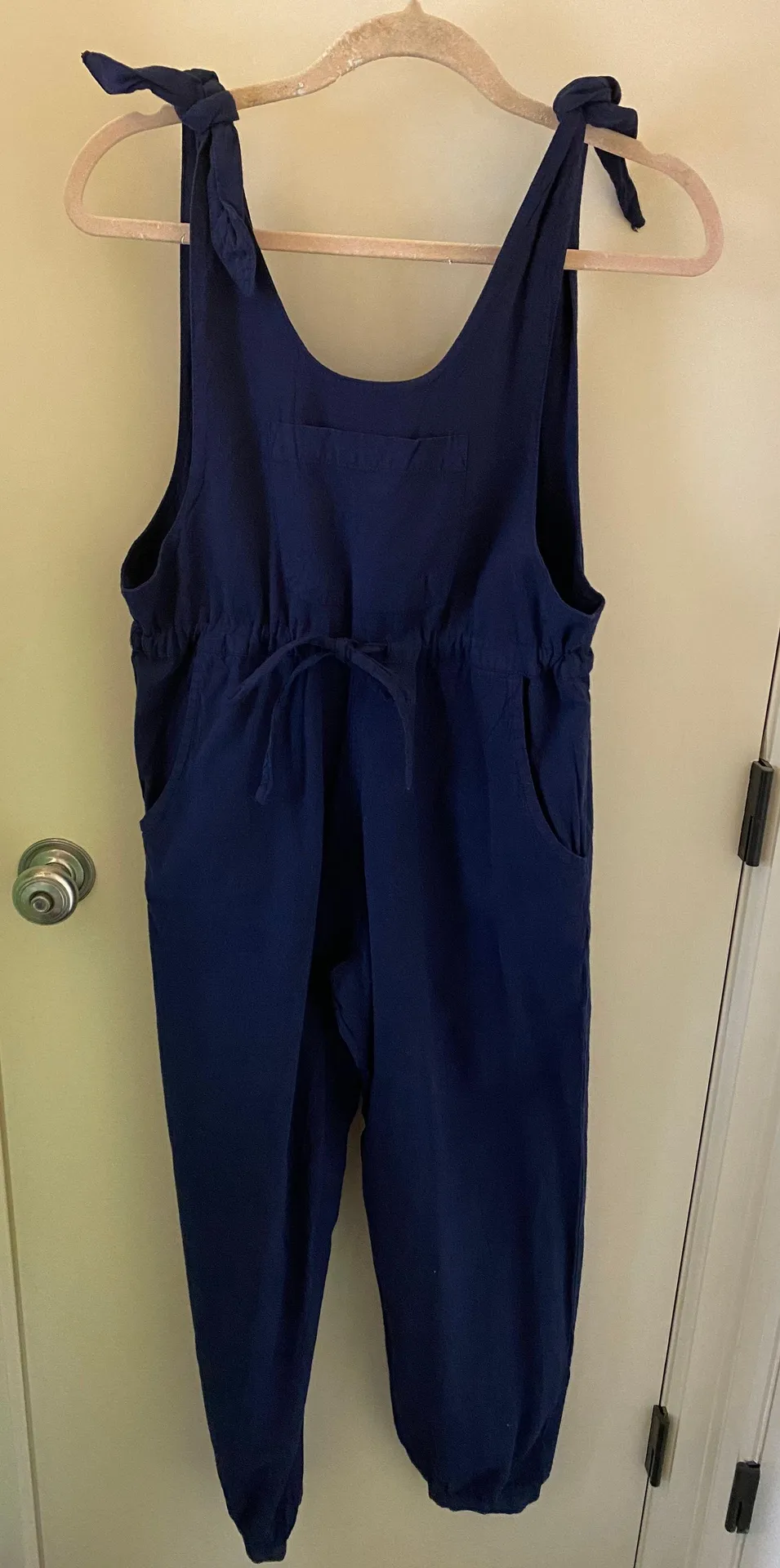 Earthbound Blue Overalls With Ties - Image 3