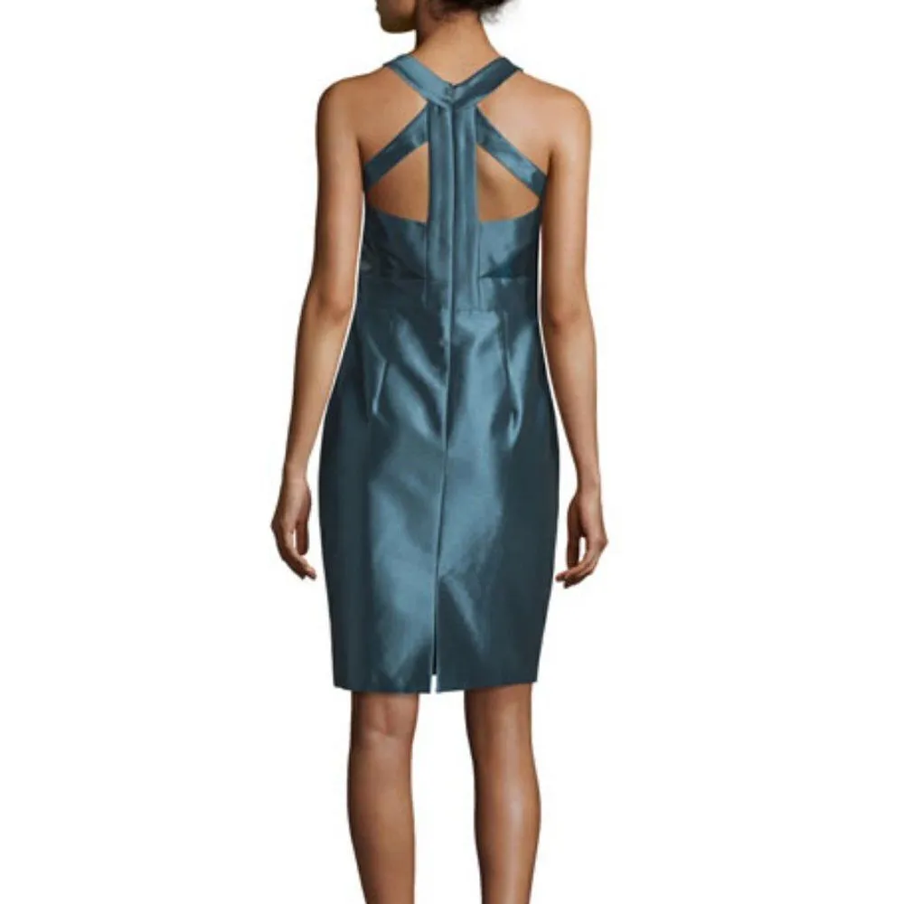 Theia Blue Dress Blue Size 6 - Image 2