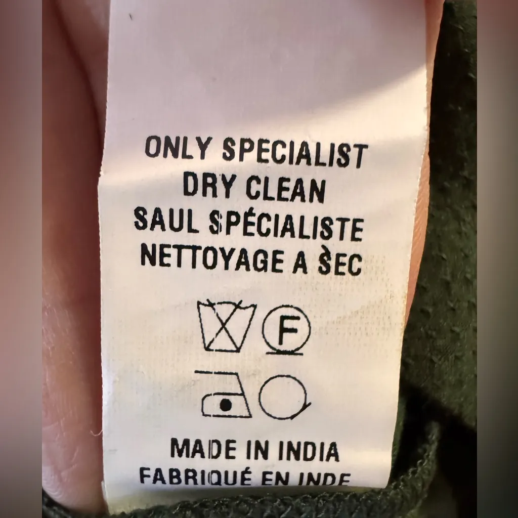 Bl^nk London Green Lace Button Down Blouse - Image 5