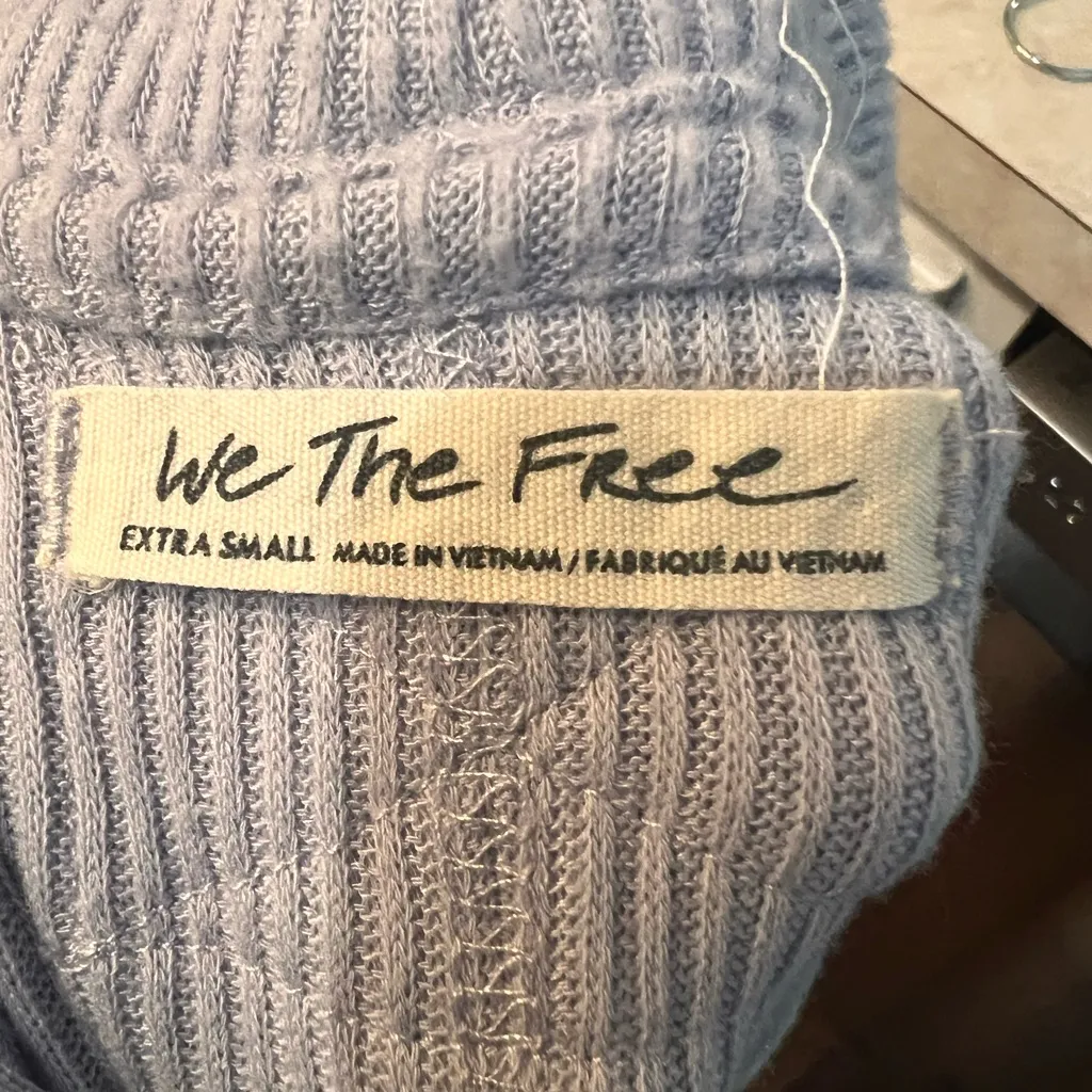 We The Free People Hold Me Close Sweater Top Light Purple Size Extra Small XS - Image 9