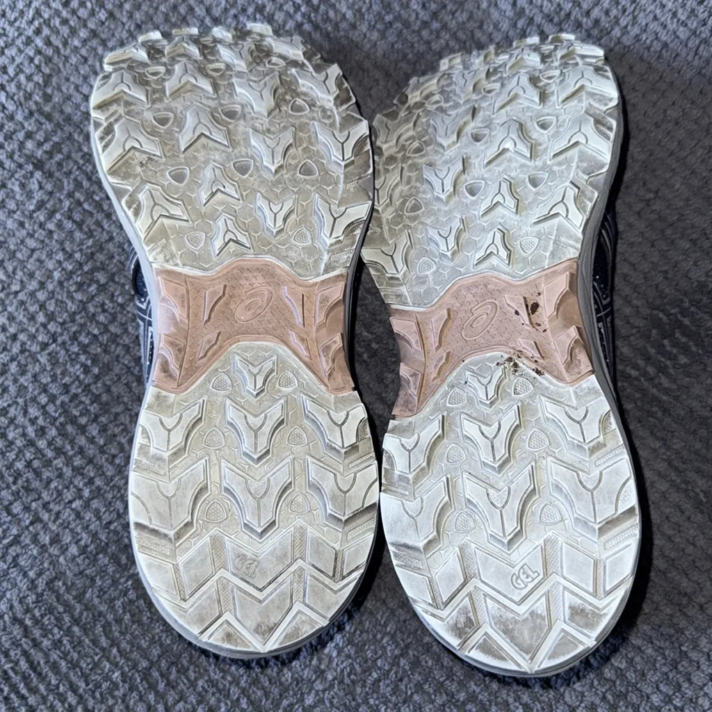 ASICS Gel Venture Navy‎ Pink White Women’s Trail Running Sneakers Size 9 - Image 9