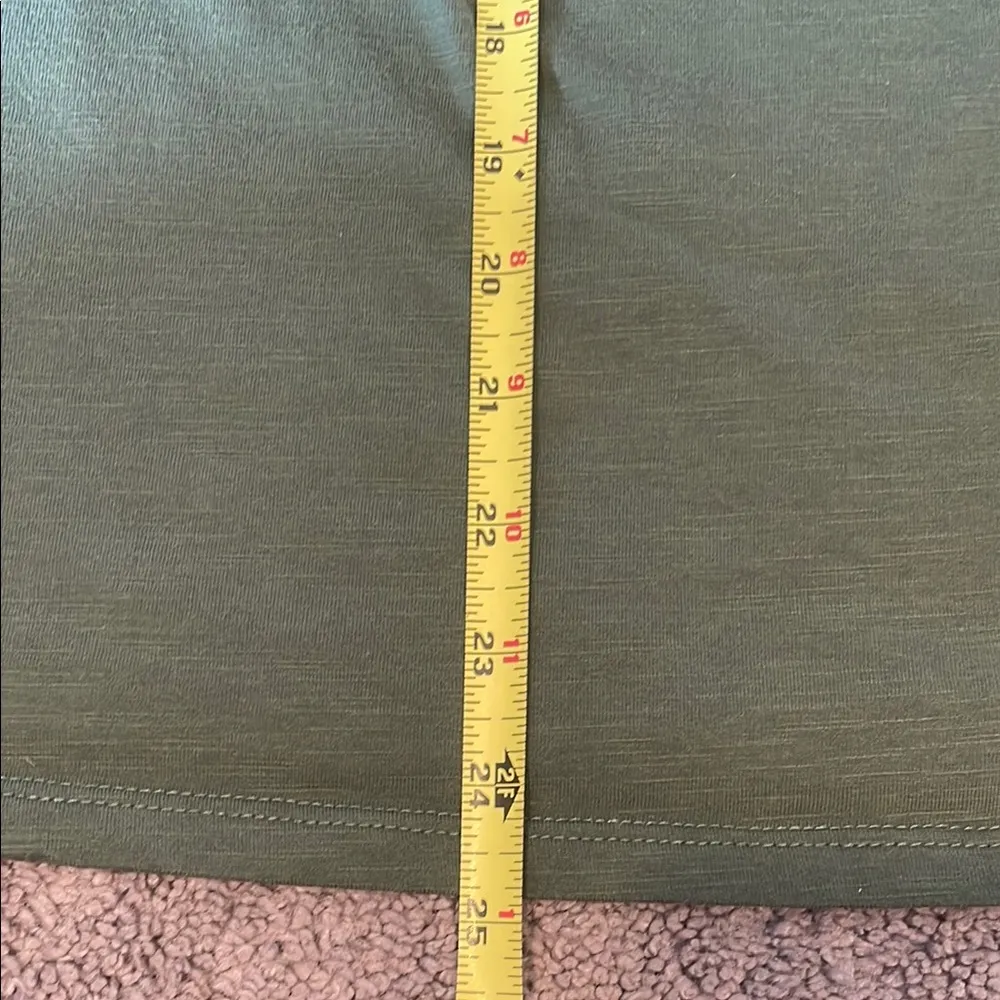 Wrangler Green Flutter Sleeve Short Sleeve Blouse | Small - Image 7