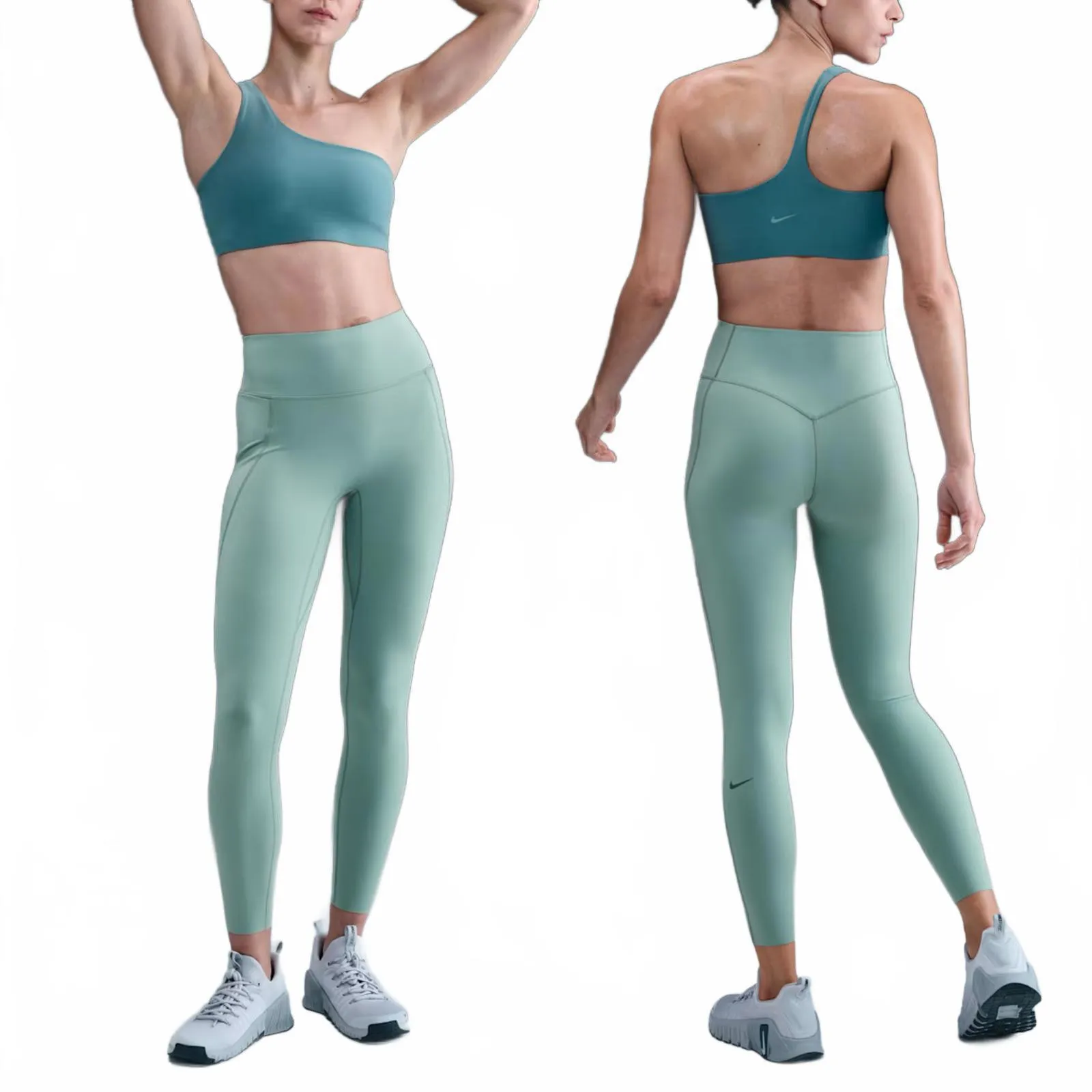 Nike Universa High-Waisted 7/8 Leggings with No Front Seam NWT Small - Image 2