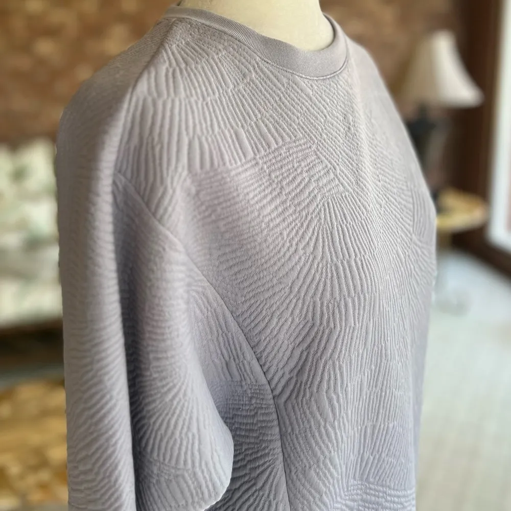 NWT Prologue Sweatshirt Dress Purple Lavendar Athleisure XS Oversized Casual mod - Image 13