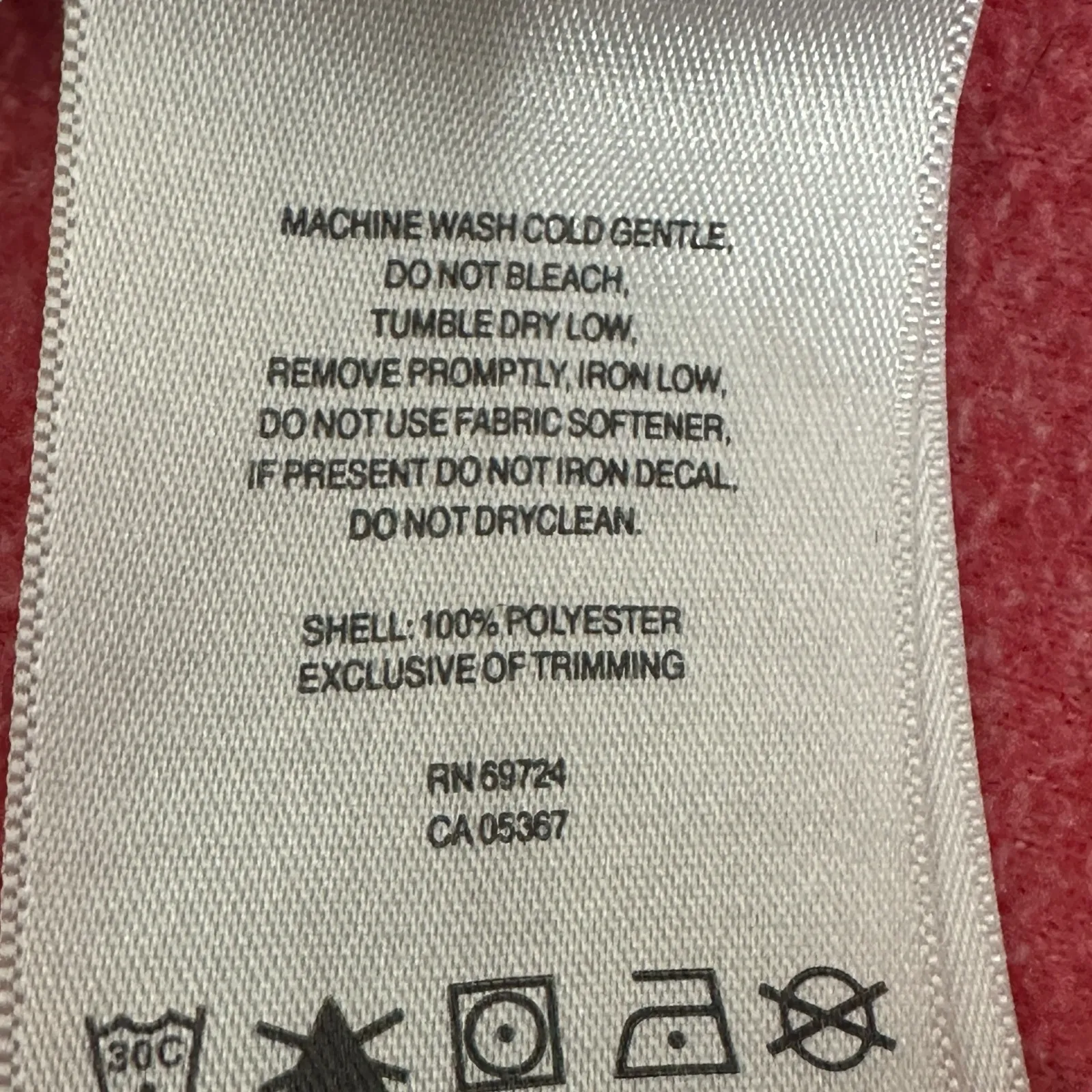 Columbia Fleece Vest Womens M Pink Full Zip Blue Trim Outdoor Hiking Athleisure - Image 7