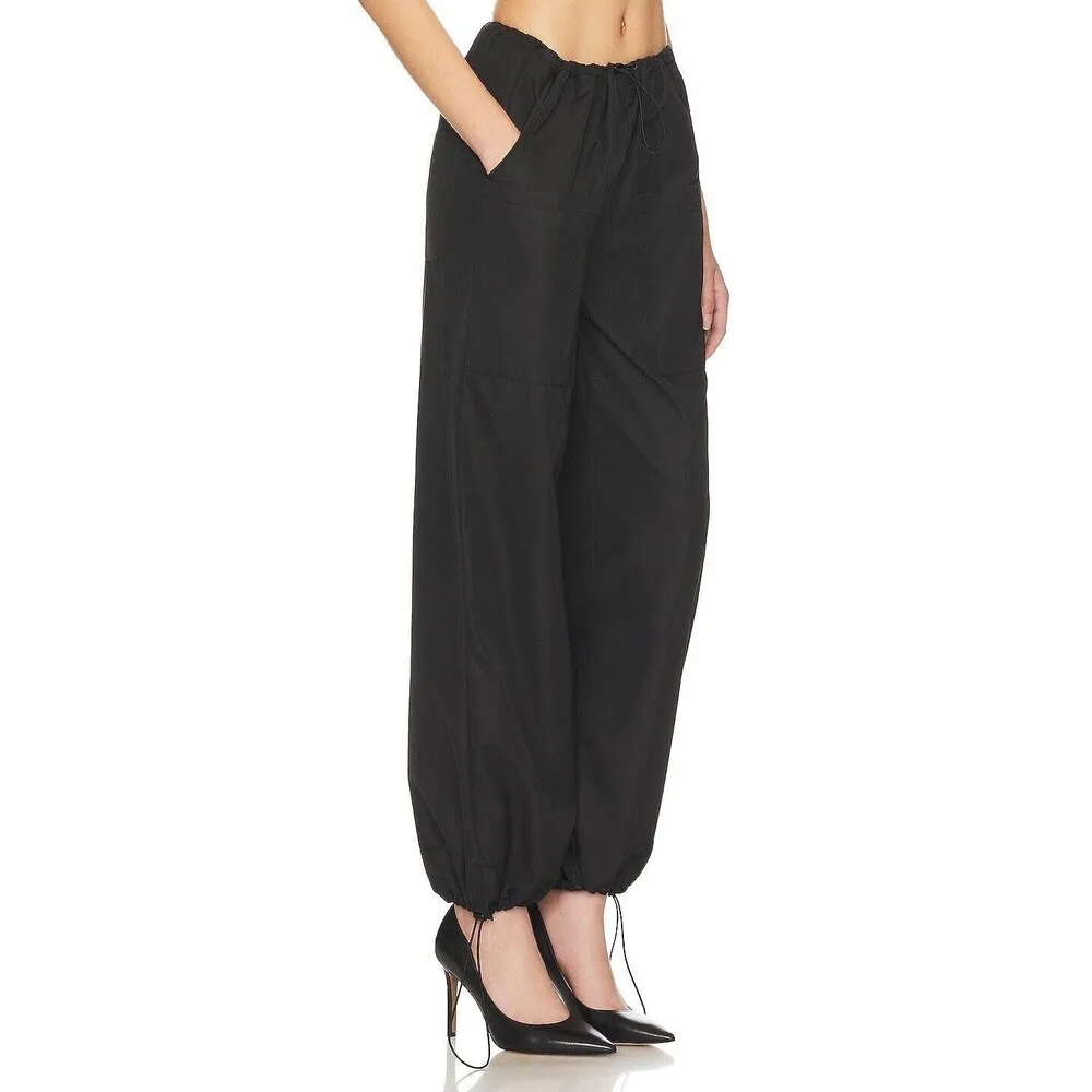 SNDYS.  Paloma Pant Black Size US 6 AU / UK 10 Cargo Parachute Drawstring - Image 8