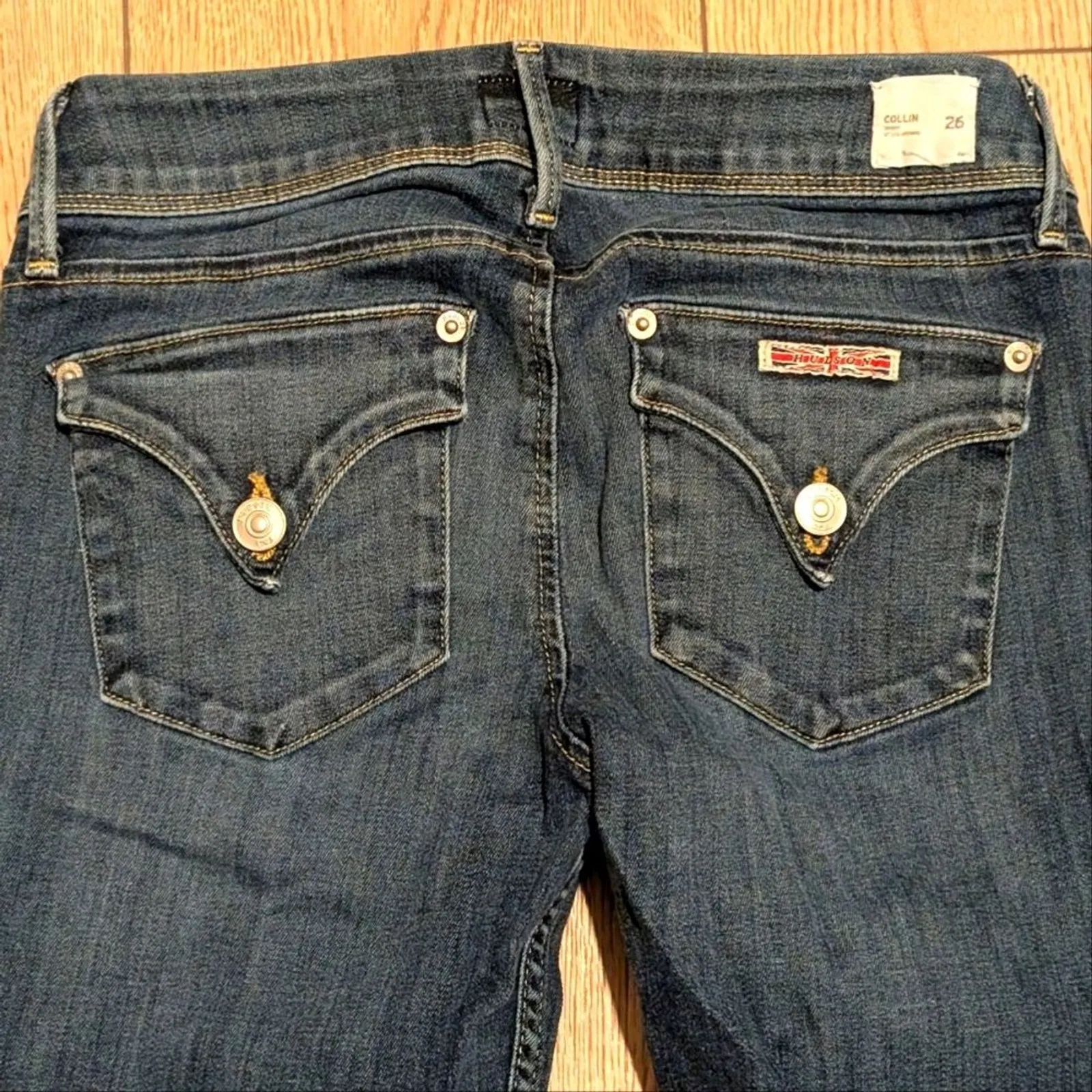 Hudson Jeans Womens 26 Collin Ankle Skinny Slim‎ Faded Designer Premium Denim - Image 5