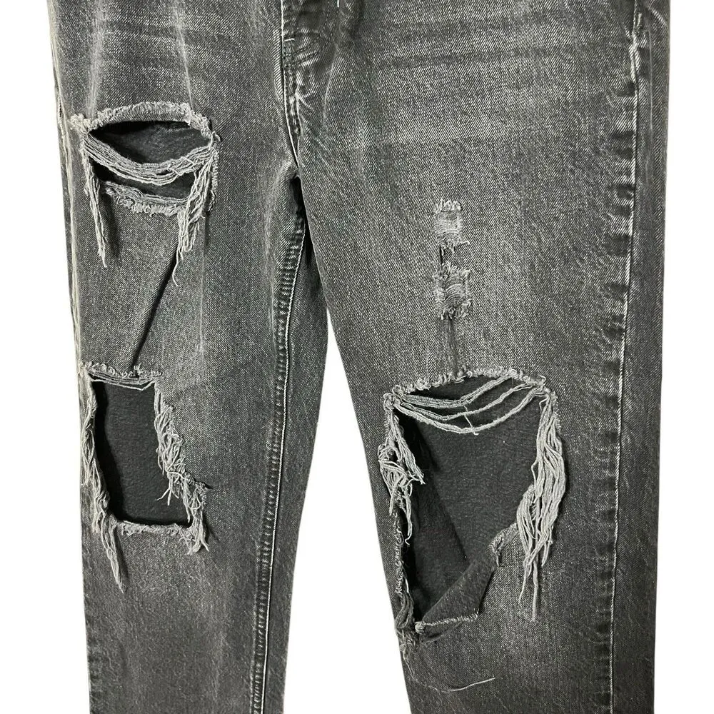 Free People We The Free Baggy Boyfriend Jeans Women's Size 27 Distressed - Image 5