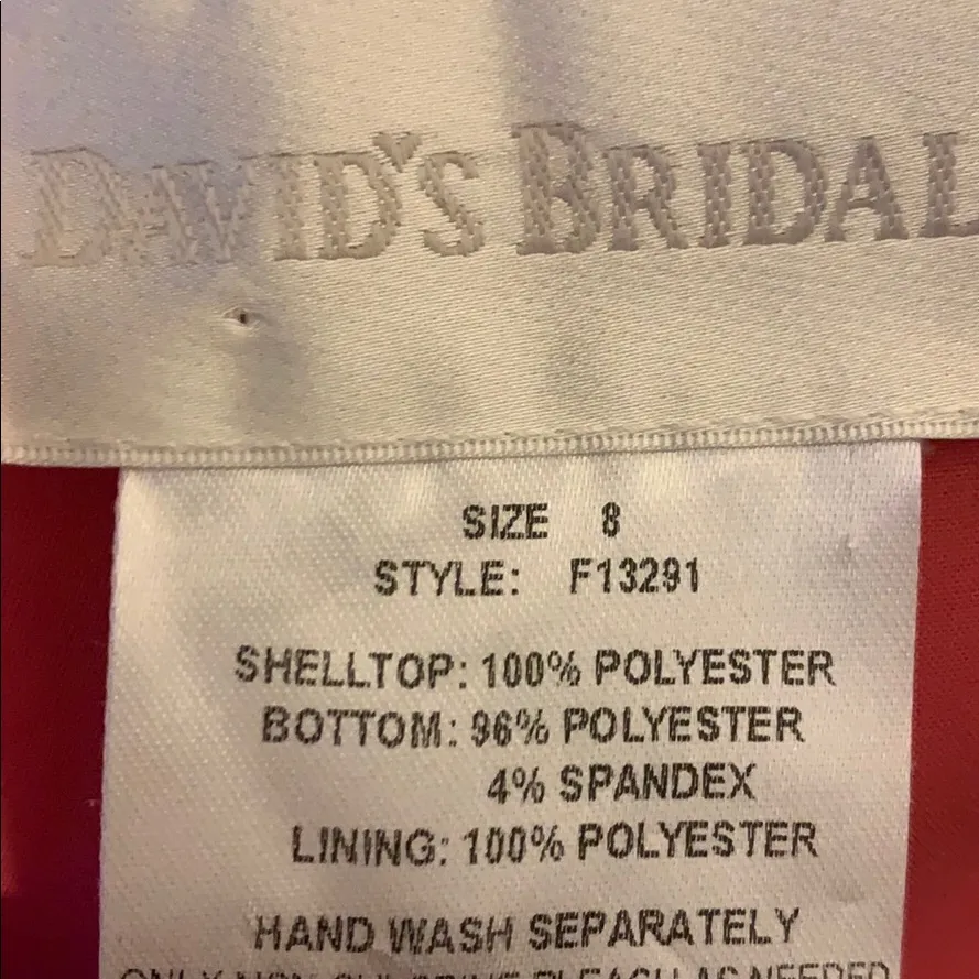 Long size 8 David’s Bridal pink bridesmaid dress - Image 3