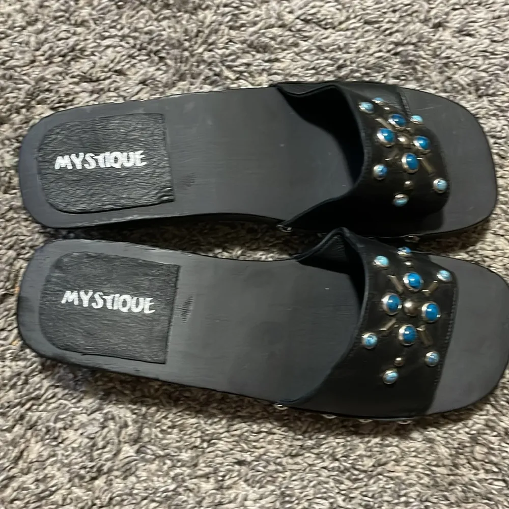 Mystique Sequin Sandals Size 7 - Image 12