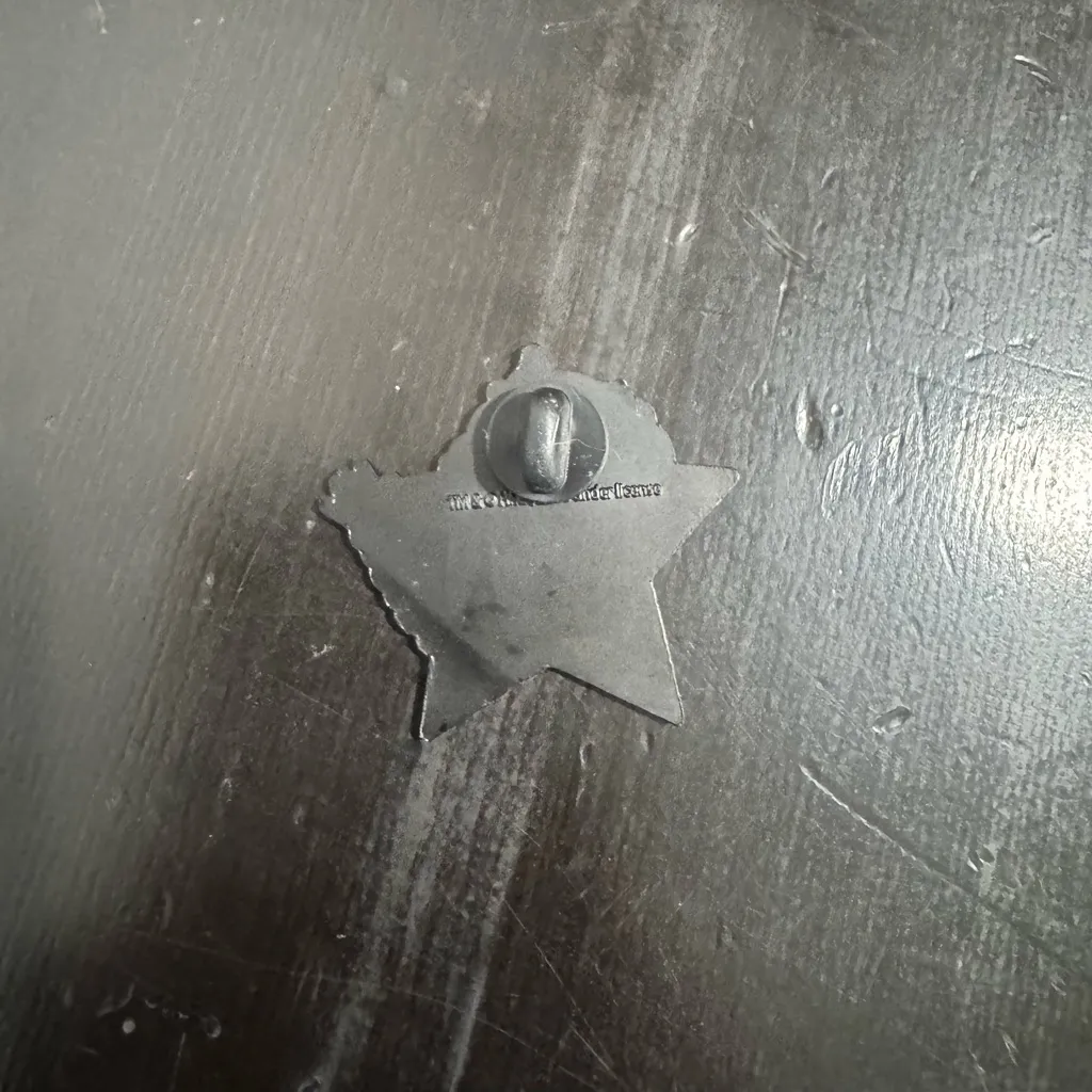 Rainbow Brite Kid Red Butler Glitter Star Enamel Pin - Image 4