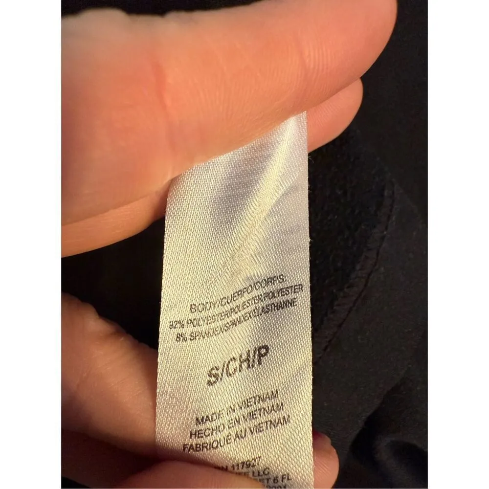 Reebok women’s CrossFit Black Long Sleeve Base Mock Neck Compression Top Running - Image 7