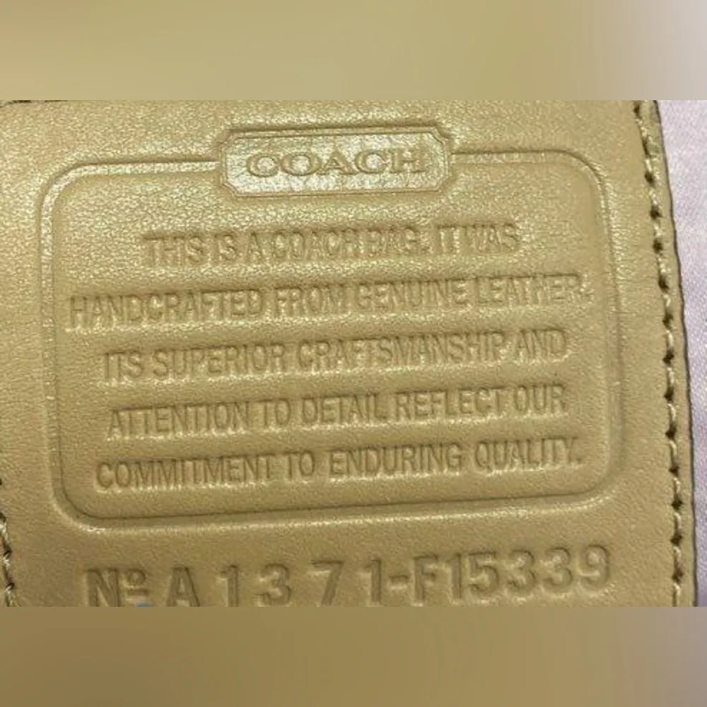 Authentic Coach Purse - Image 9