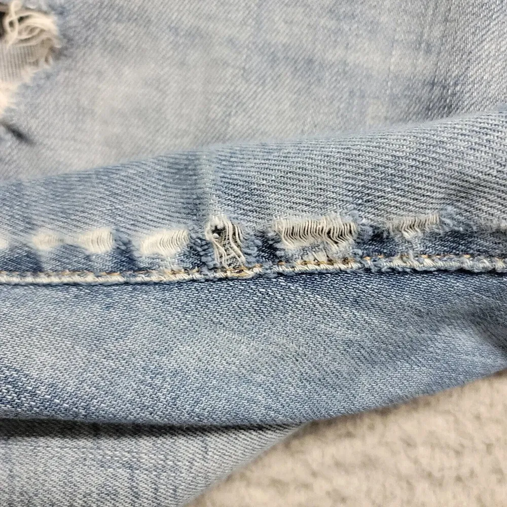 Rock & Republic Jeans Womens 12 Blue Denim Distressed Indee Thrashed Grunge - Image 5