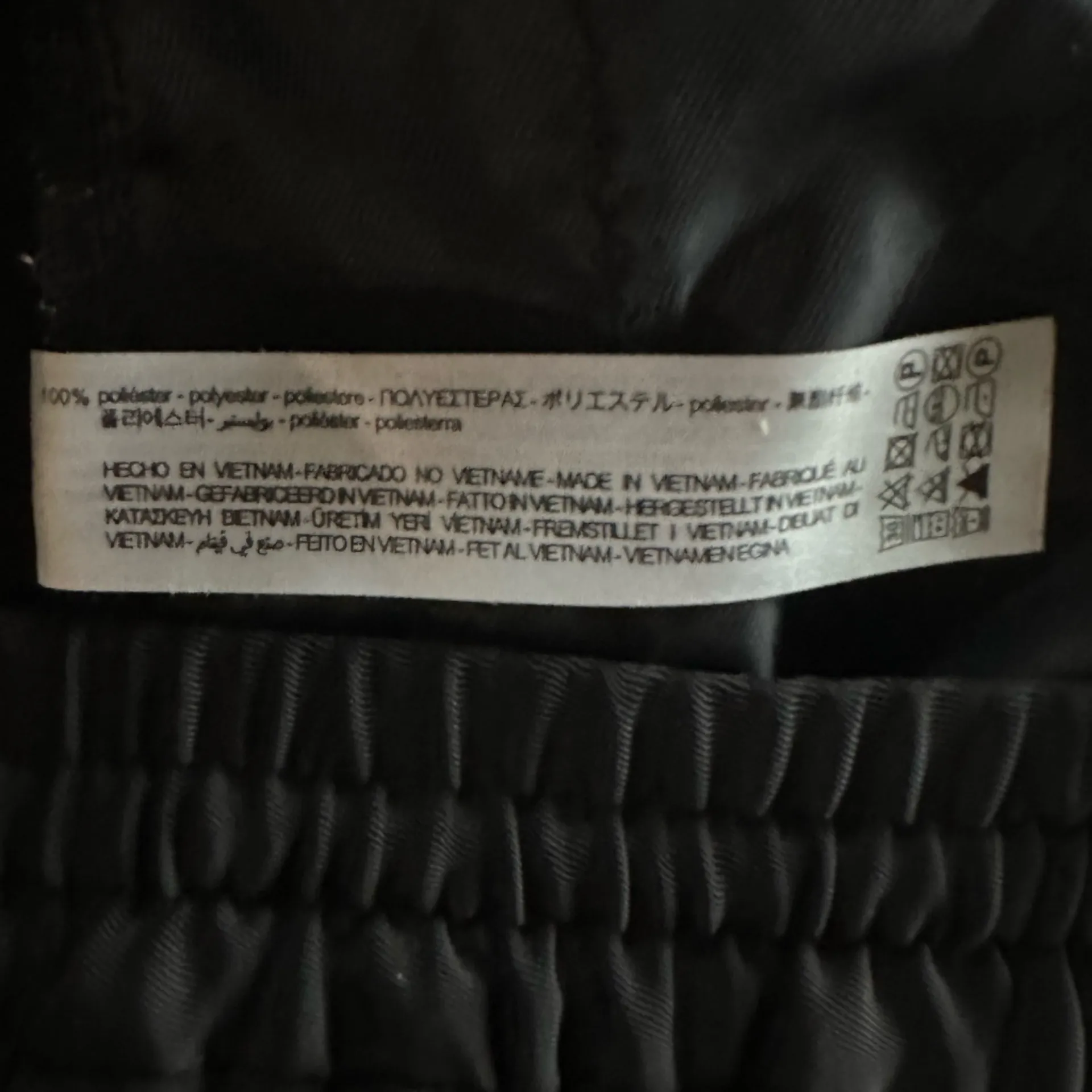 Zara Black Elastic Joggers Medium - Image 3