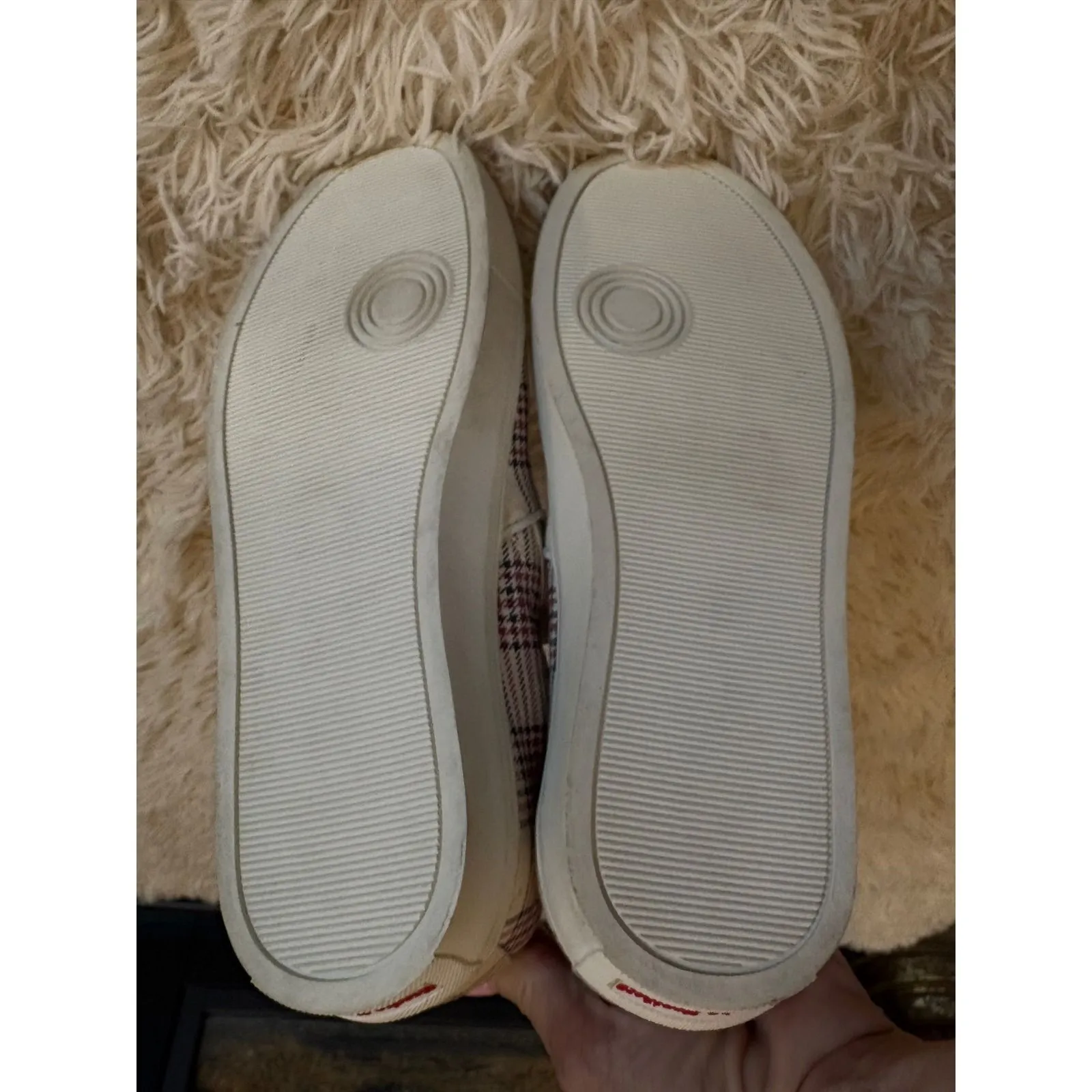 Brooks Brothers Slip On Sneakers Women's Plaid Pattern Casual Shoes Size 9 - Image 7