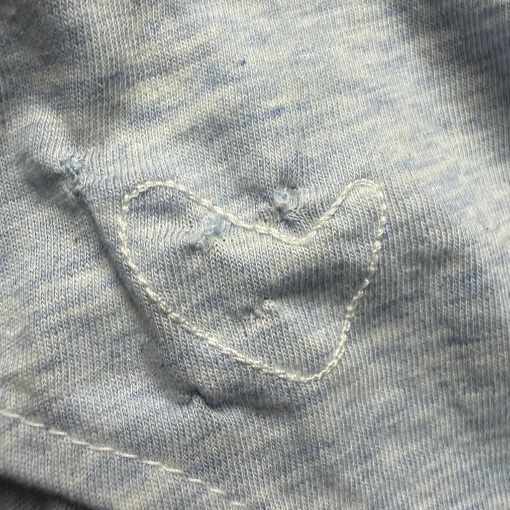 FRANK & EILEEN Eileen Tee Lab Heather Blue Small  $248 Comfy Coastal Grandma - Image 5