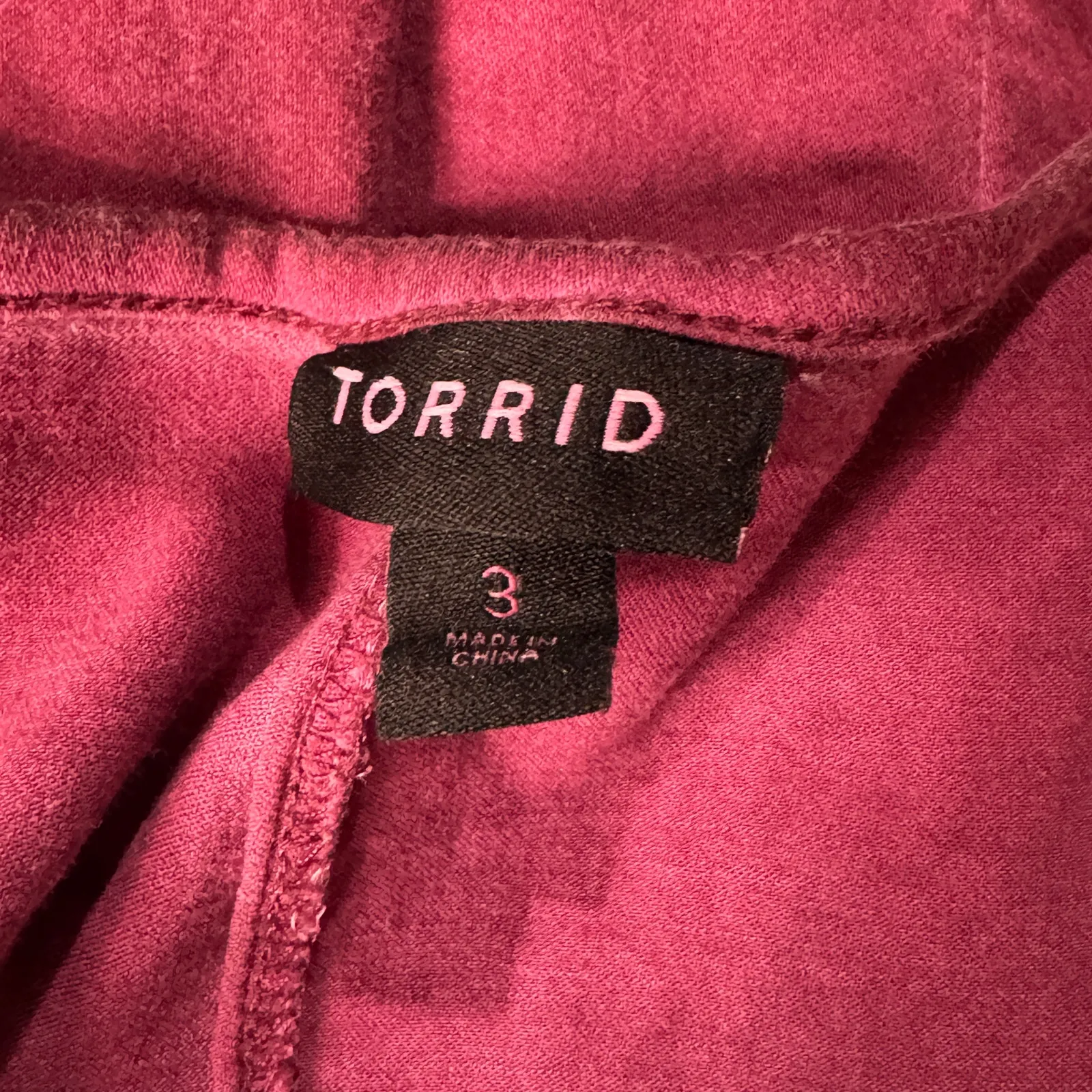 Torrid SZ 3 (3X-Large) Tunic Top Button-Up Flared Sleeves Stretch Scoop Neck - Image 8