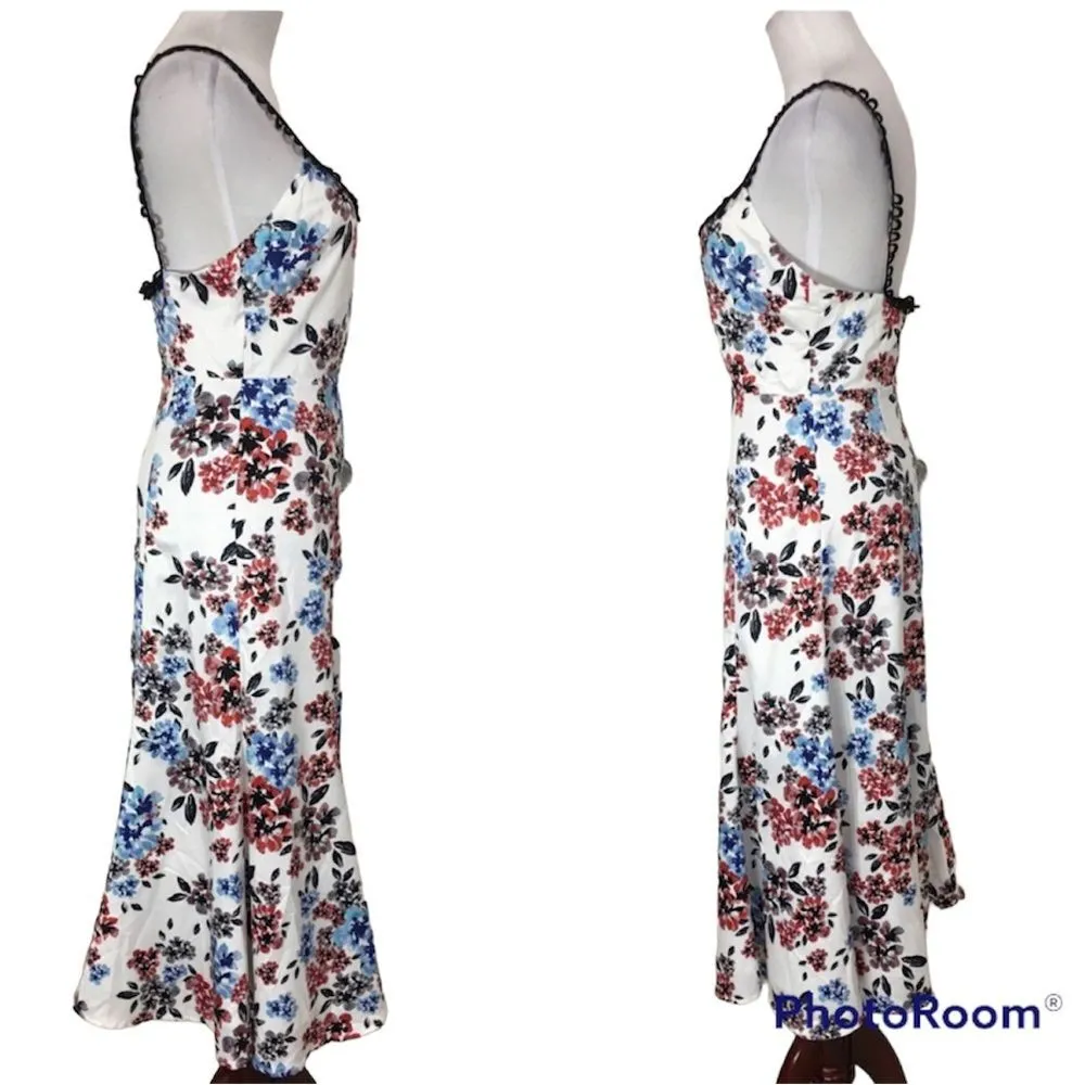 NBD Secora Midi Dress White Floral REVOLVE - Image 5
