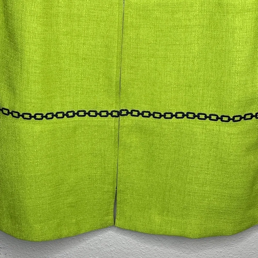 Vintage Plaza South Zip‎ Jacket Green Size 12 - Image 3