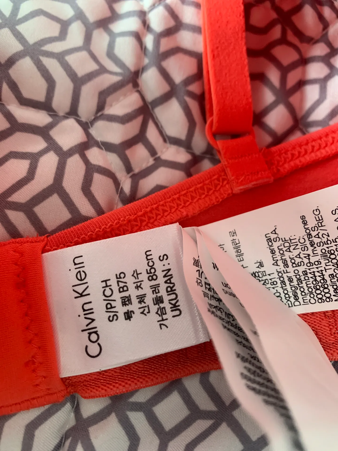 Calvin Klein Red/pink  Bra - Image 3