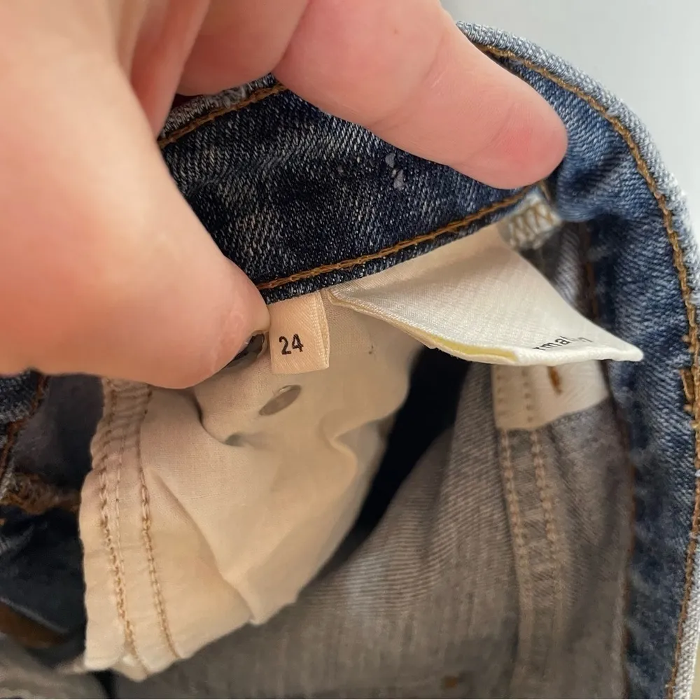 Reformation Hepburn Jeans in Rainier‎ Wash Size 24 - Image 7