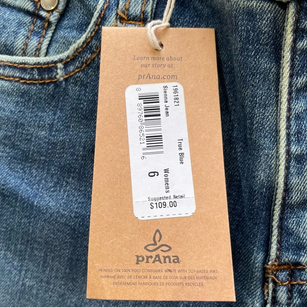 New  Sienna Skinny Jeans Stretch Denim True Blue Size 6 Short Inseam - Image 14