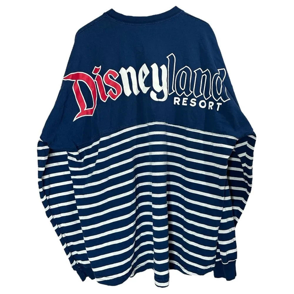 Disney Parks Disneyland Resort Spirit Jersey Red Blue White Striped Size XXL - Image 7