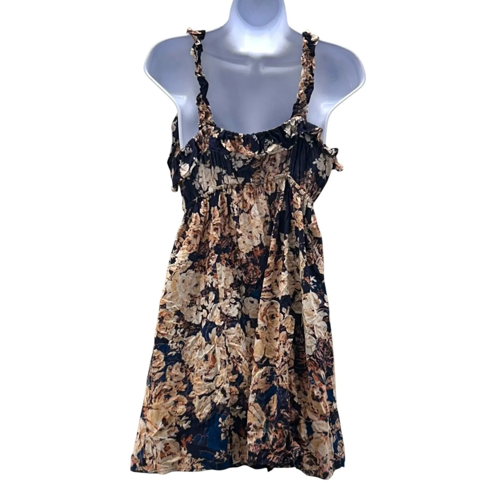 Angie Vintage Babydoll Mini Dress Large - Image 3