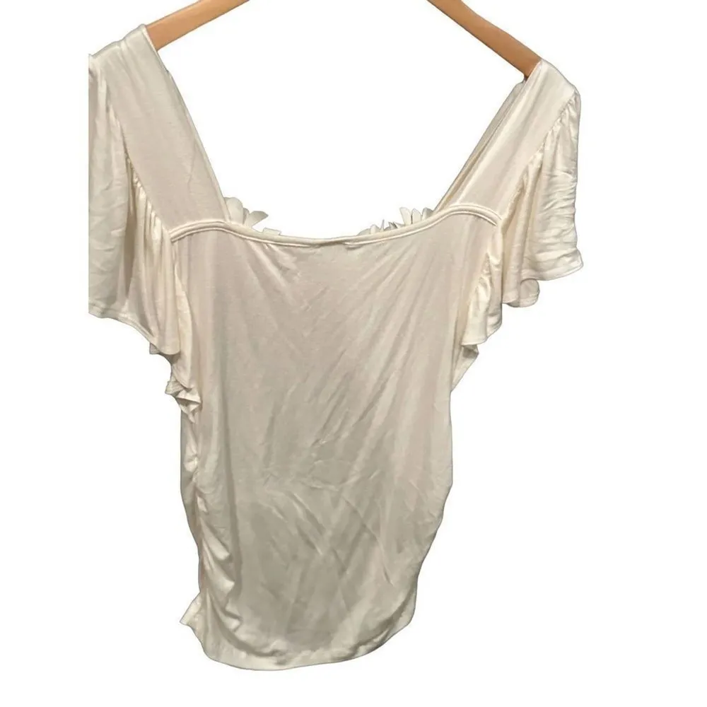 CHARMING Charlie white dress top size XL - Image 2