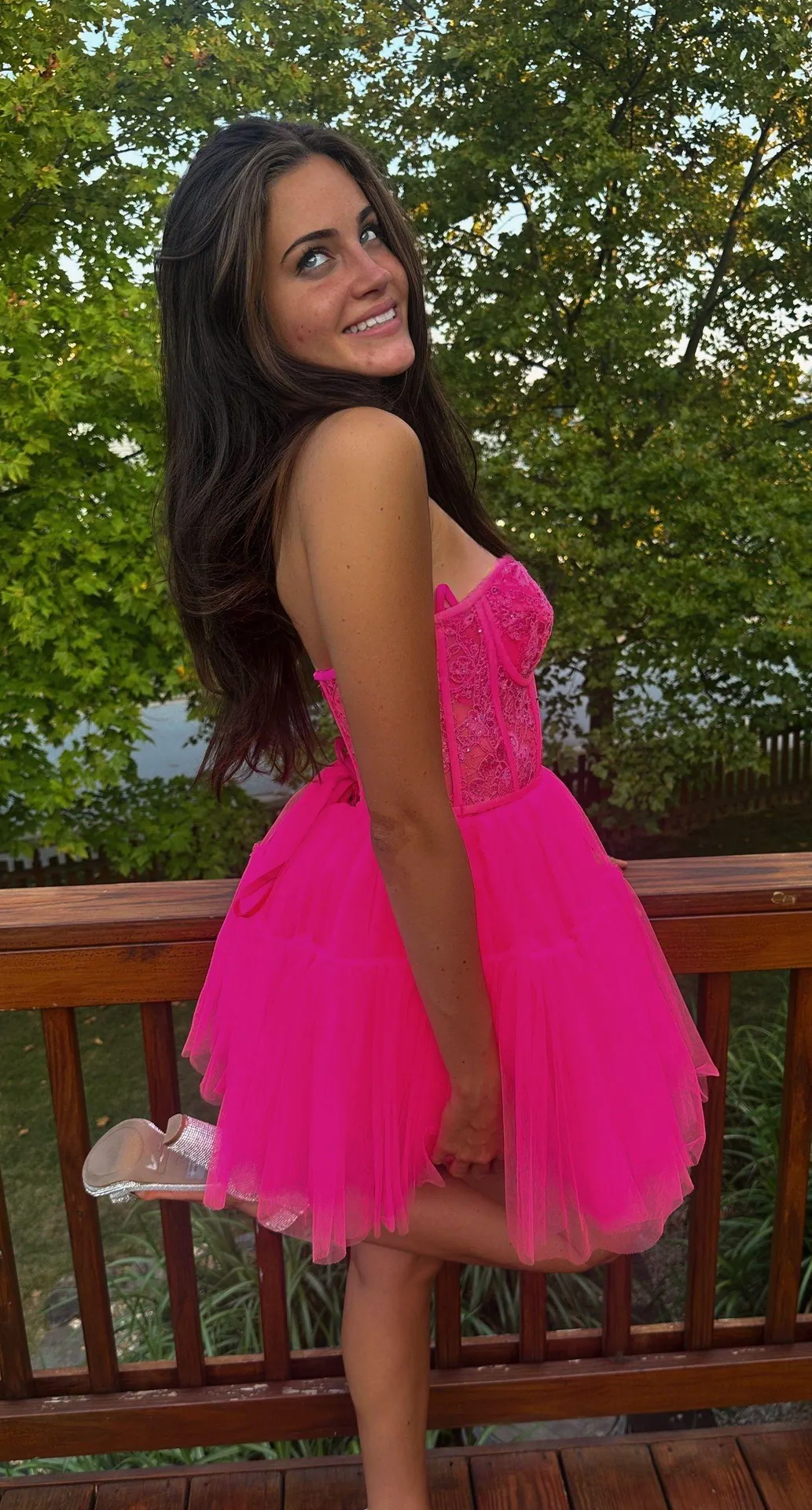 Pink Short Dress - Image 2